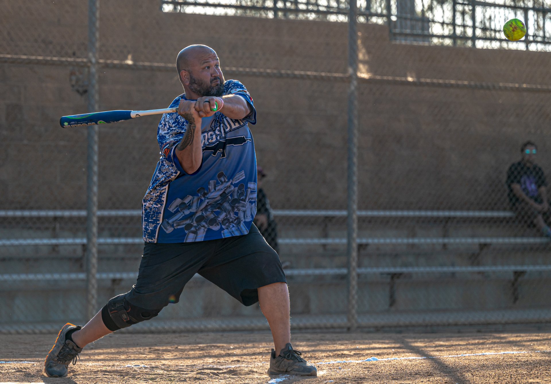 Sports complex aerial view
